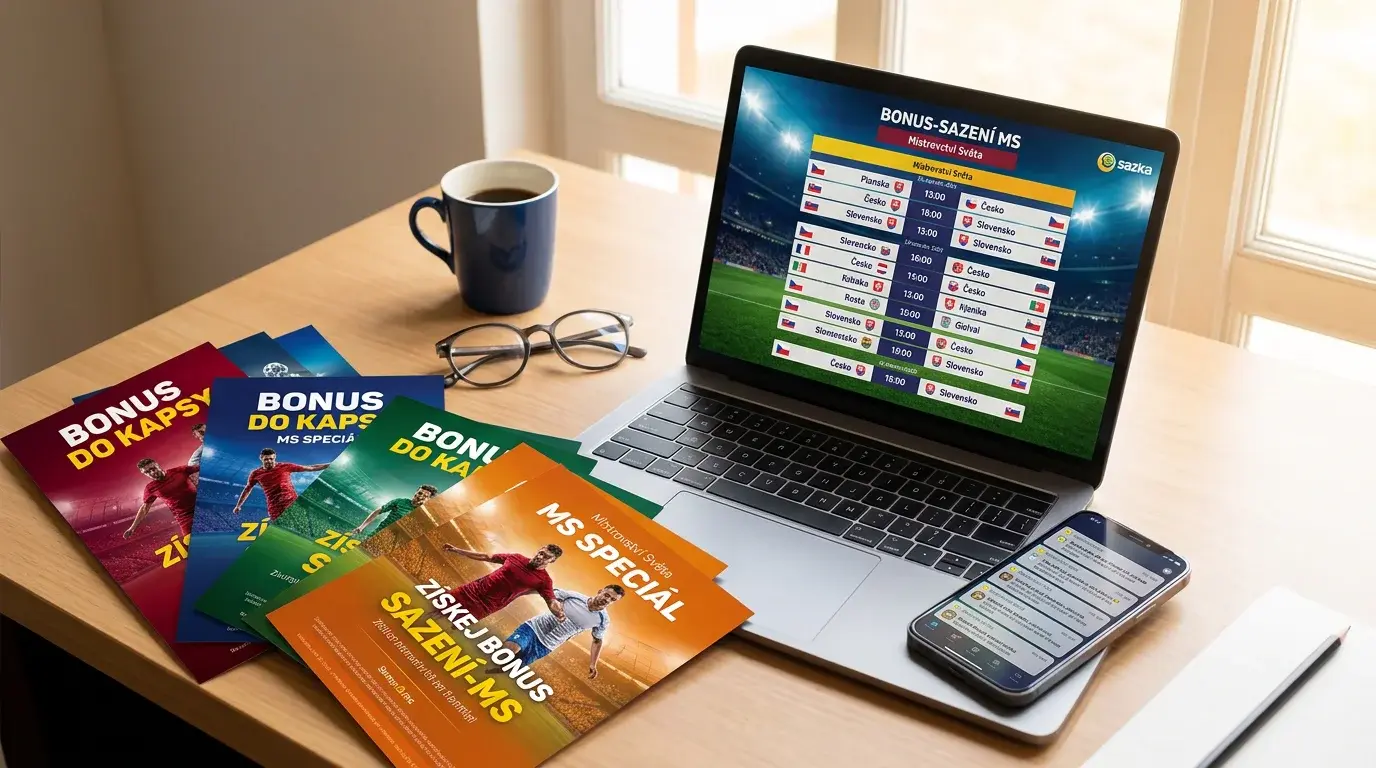 Přehled sázkových bonusů českých kanceláří pro mistrovství světa 2026 – vstupní bonusy a speciální nabídky