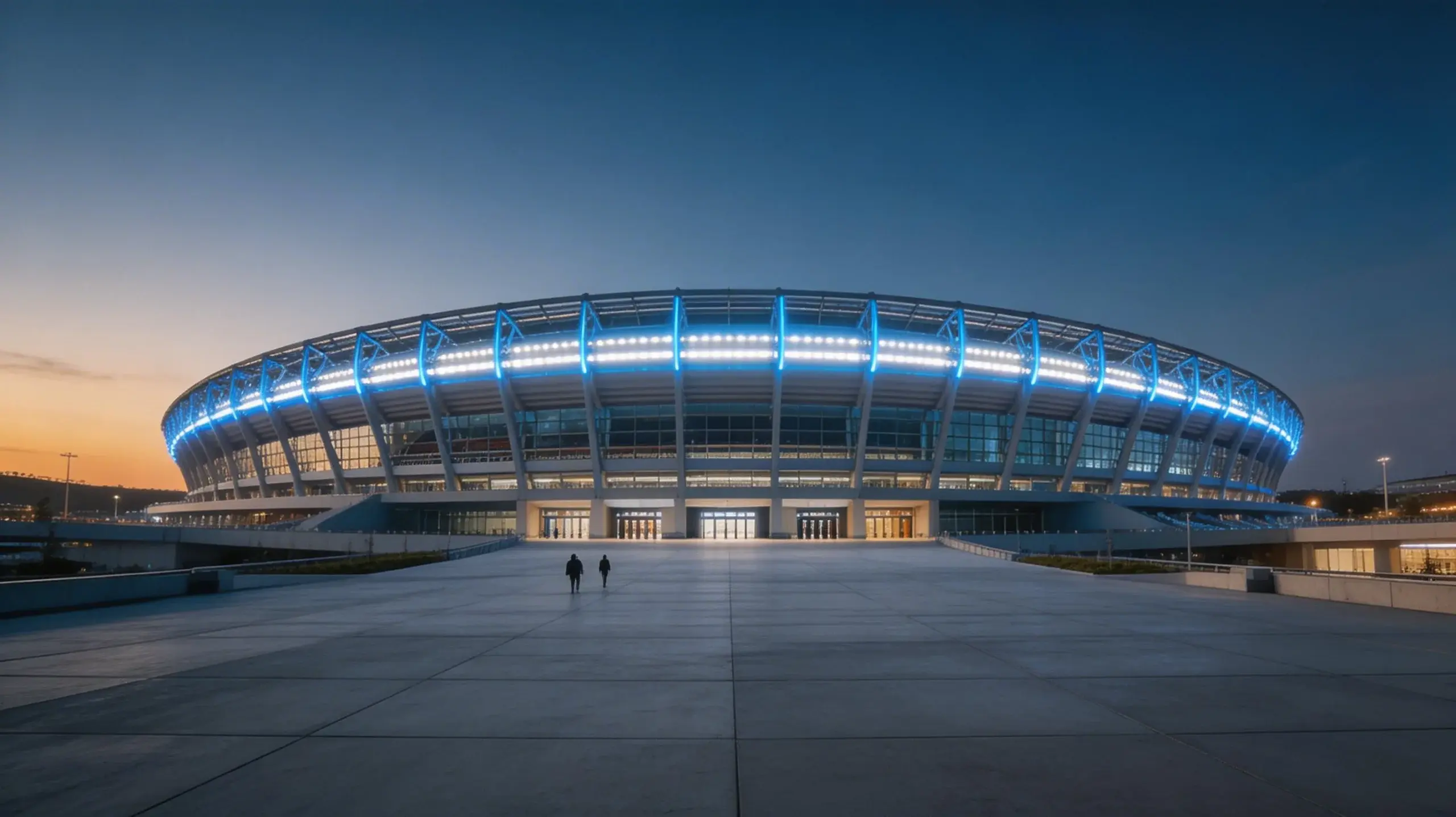 Stadiony mistrovství světa 2026 v USA, Mexiku a Kanadě s fotbalovým hřištěm