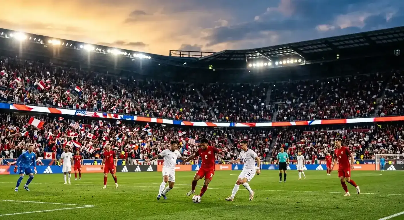Stadion při zápasu MS 2026 – výsledky 21. června